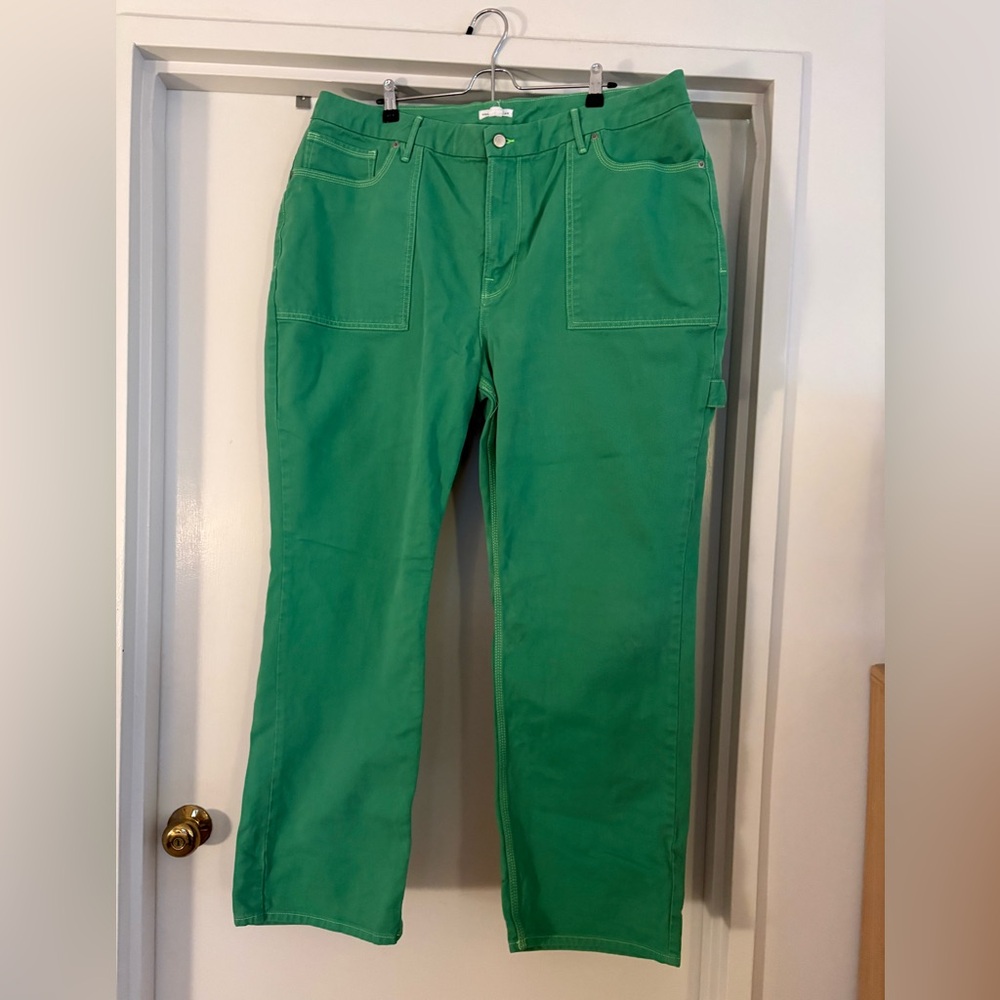 Good American Good Legs Jeans - Carpenter - Green - Picture 6 of 7